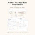 Print & Play Preschool — a whole preschool year ready to print: 36 weeks, 20 minutes a day, ages 3-4