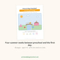 The Kindergarten Bridge cover - four summer weeks between preschool and the first day